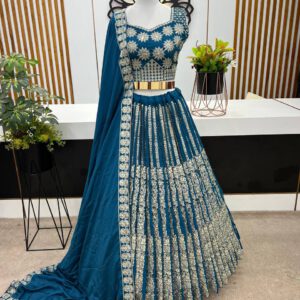 Multi kleuren Lehenga